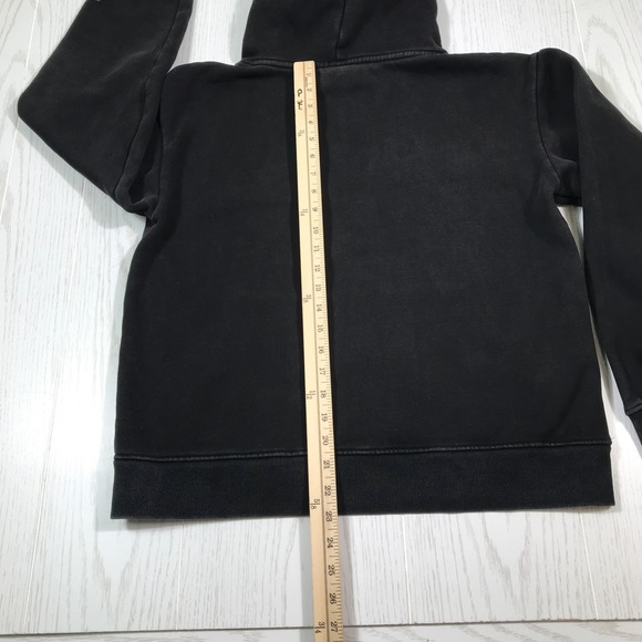 Tulones Currency Collectors Hoodie Men's M Black Heavyweight Pockets Graphic - Picture 5 of 8